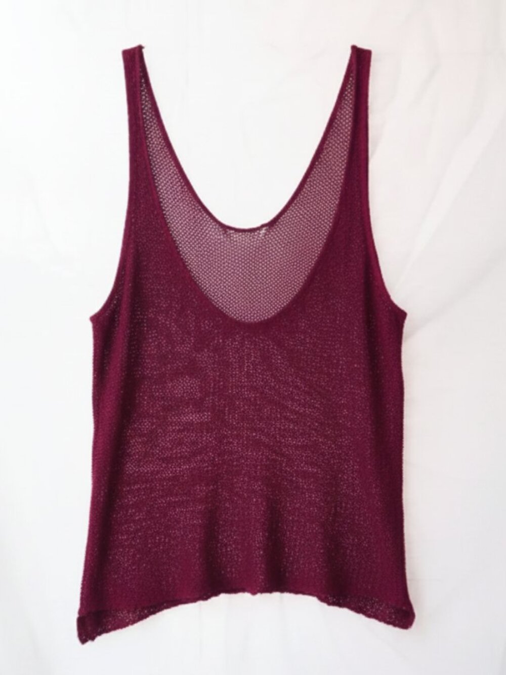 🧶 Elroy Hand-Knit Organic Cotton Tank Top 🧶